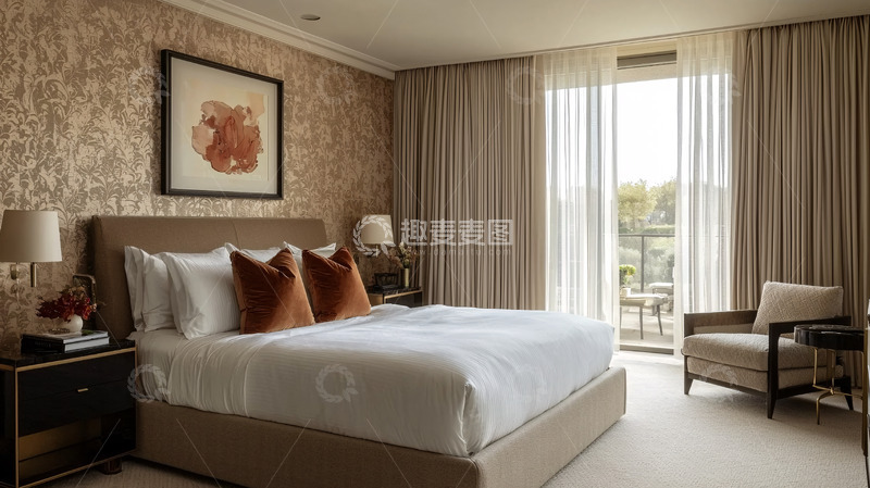 高清大图下载【趣麦麦图】现代奢华卧室设计