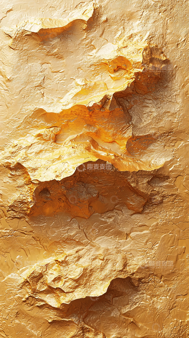 高清大图下载【趣麦麦图】金色岩石肌理特写