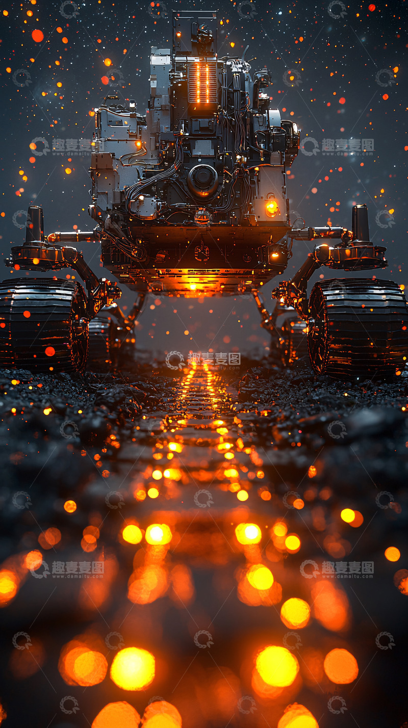 高清大图下载【趣麦麦图】未来科技探测器