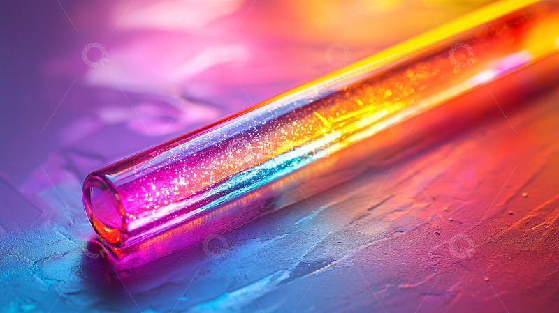 高清大图下载【趣麦麦图】彩色透明管