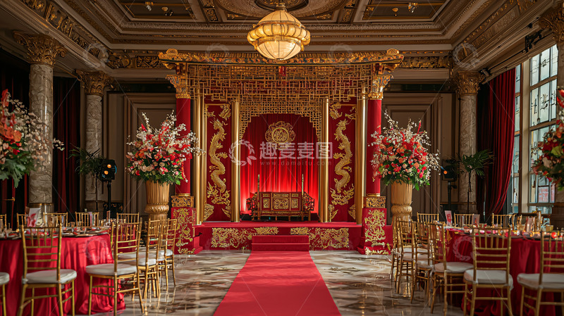 高清大图下载【趣麦麦图】豪华婚礼会场