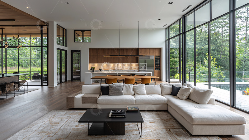 高清大图下载【趣麦麦图】现代简约客厅设计