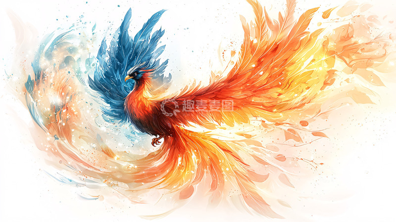 高清大图下载【趣麦麦图】冰火凤凰