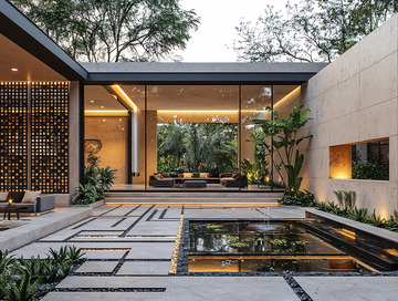 现代简约庭院设计