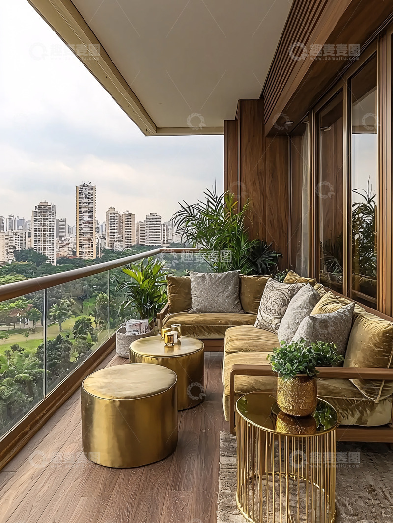 高清大图下载【趣麦麦图】阳台景观