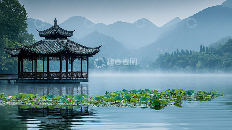 高清大图下载【趣麦麦图】水墨江南