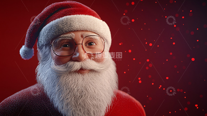 高清大图下载【趣麦麦图】圣诞老人头像