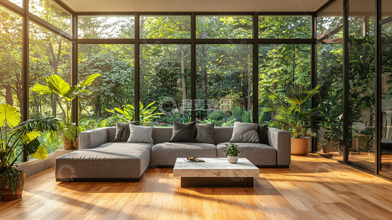 高清大图下载【趣麦麦图】现代简约客厅