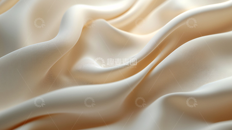 高清大图下载【趣麦麦图】柔和米色丝绸质感