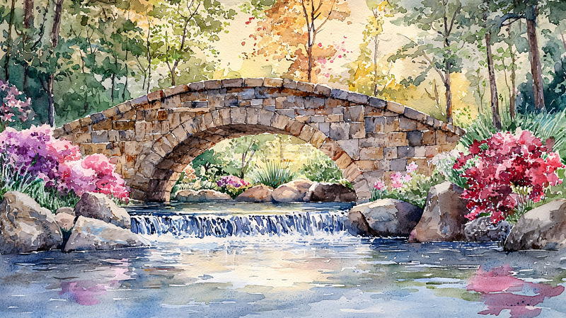 高清大图下载【趣麦麦图】水彩画