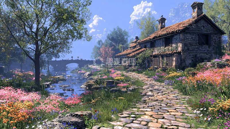 高清大图下载【趣麦麦图】田园风光50