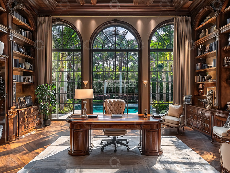 高清大图下载【趣麦麦图】书房