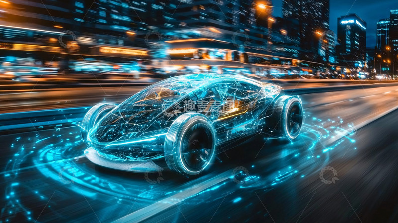 高清大图下载【趣麦麦图】未来科技感汽车
