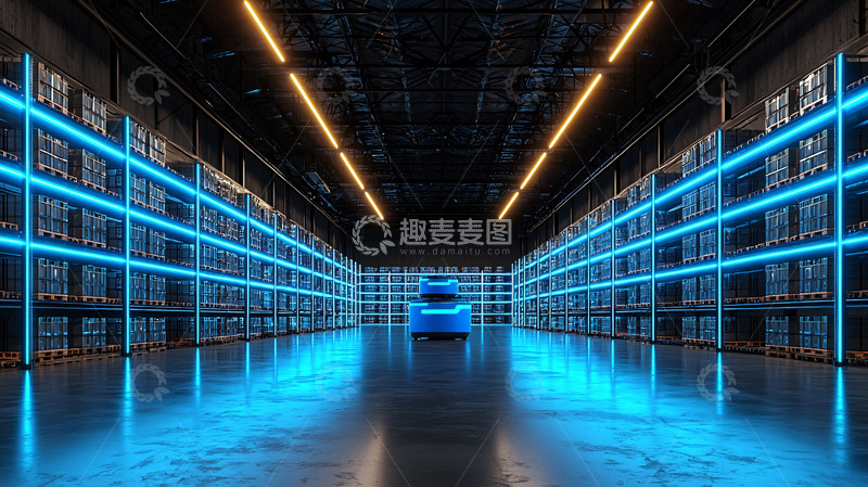 高清大图下载【趣麦麦图】智能仓储