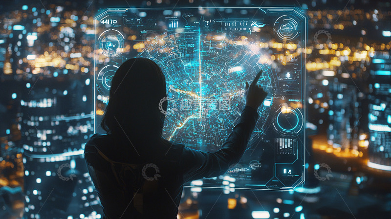 高清大图下载【趣麦麦图】未来全息导览