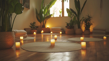 冥想室温馨氛围