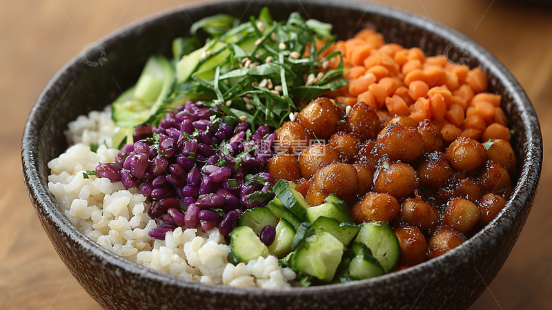 高清大图下载【趣麦麦图】营养丰富的健康餐食