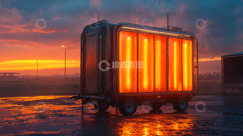 高清大图下载【趣麦麦图】未来感移动暖房