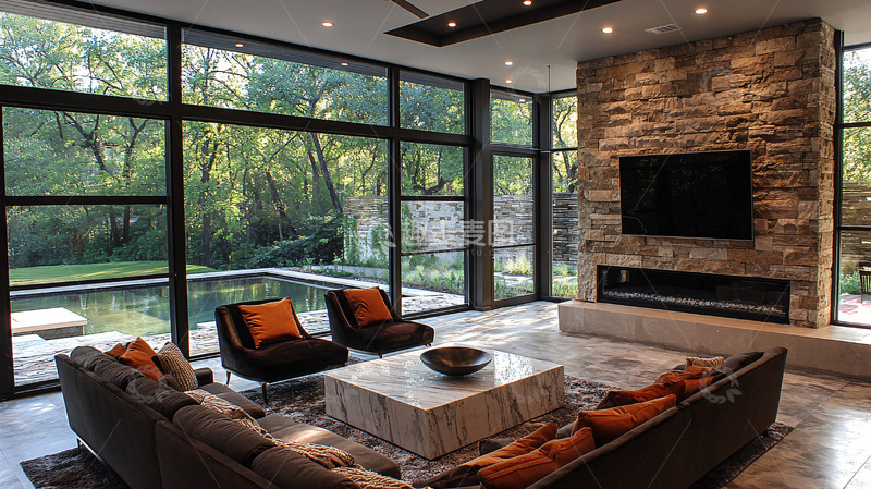 高清大图下载【趣麦麦图】现代简约客厅