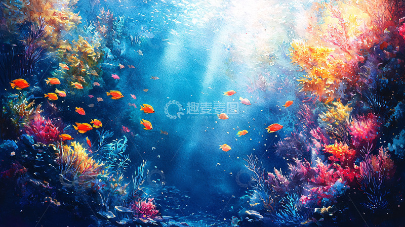 高清大图下载【趣麦麦图】梦幻海底世界