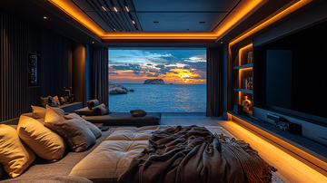 极简海景私人影院