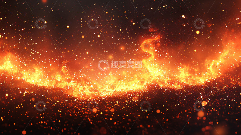 高清大图下载【趣麦麦图】燃烧的火焰