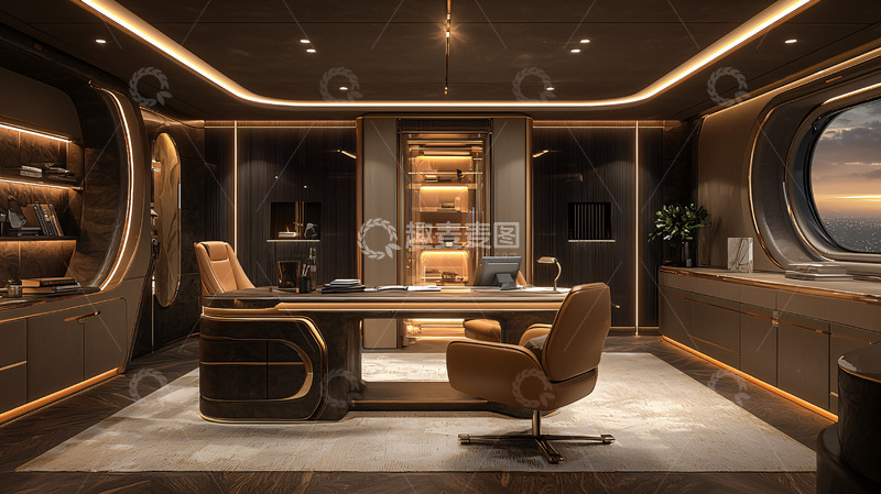 豪华游艇总裁办公室