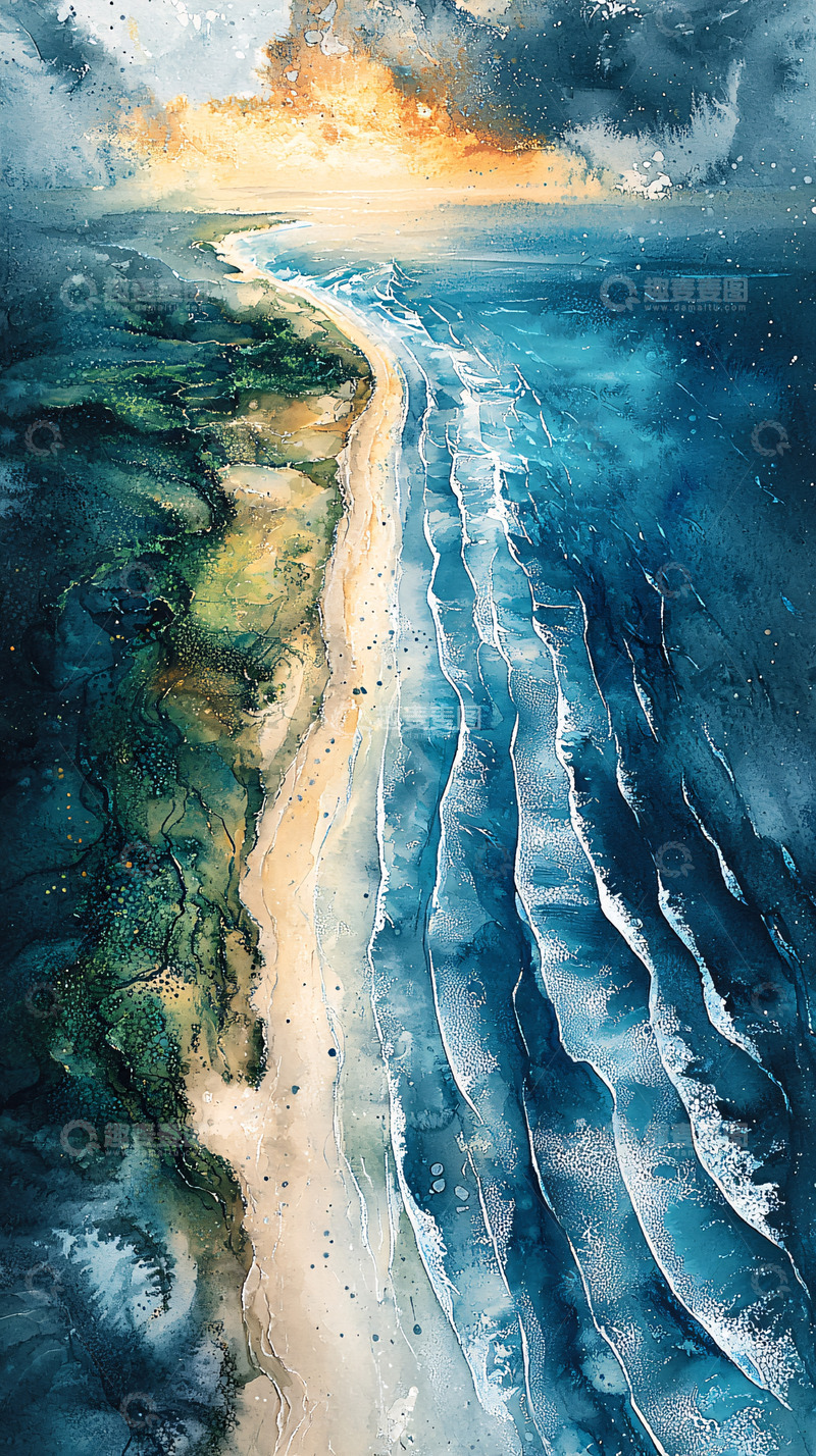 高清大图下载【趣麦麦图】海岸线
