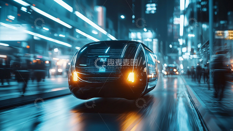 高清大图下载【趣麦麦图】未来都市夜景30