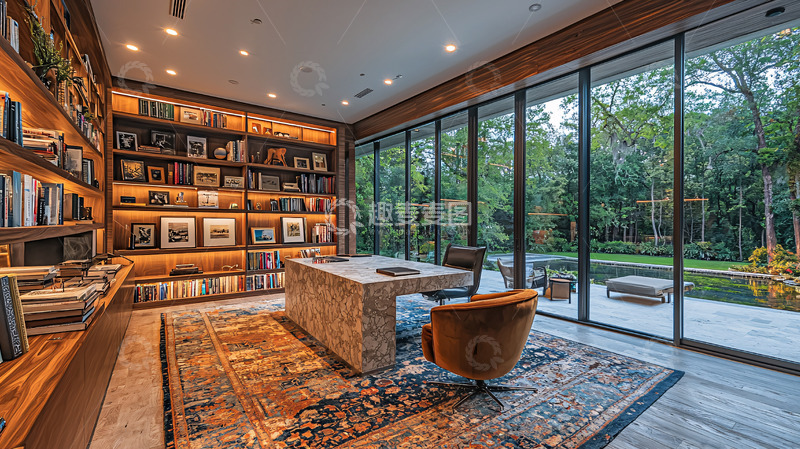 高清大图下载【趣麦麦图】书房