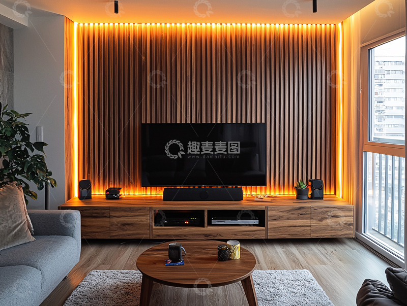 高清大图下载【趣麦麦图】电视背景墙设计