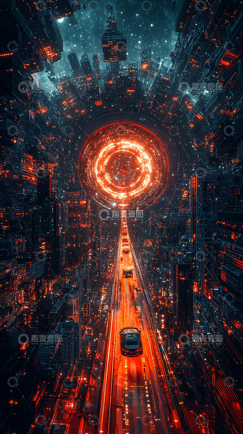 高清大图下载【趣麦麦图】未来都市