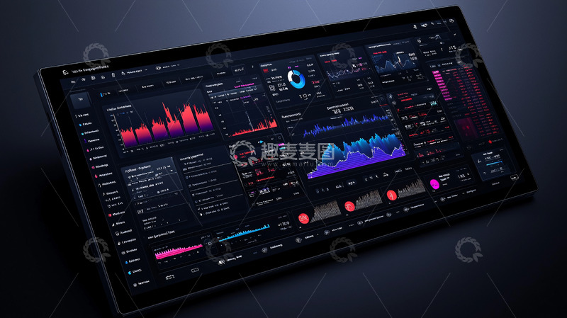 高清大图下载【趣麦麦图】数据可视化界面