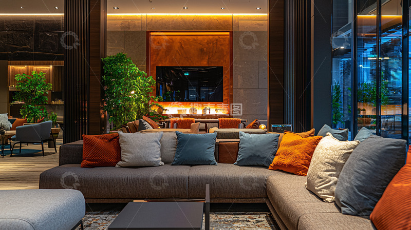 高清大图下载【趣麦麦图】现代风格客厅