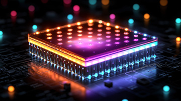 未来感芯片发光特效