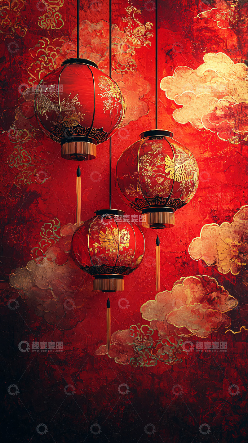 高清大图下载【趣麦麦图】红灯笼