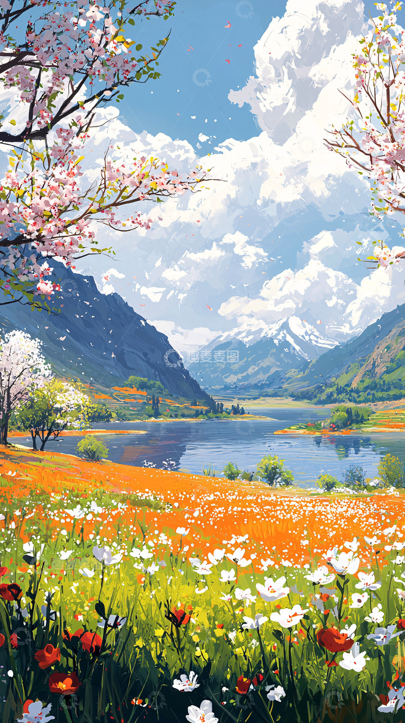 高清大图下载【趣麦麦图】春暖花开