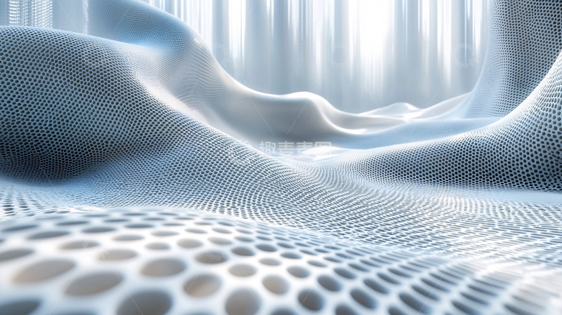 高清大图下载【趣麦麦图】-抽象蓝色波浪