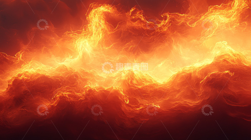 高清大图下载【趣麦麦图】火焰云彩