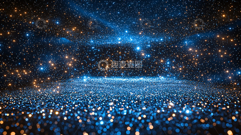 高清大图下载【趣麦麦图】深蓝宇宙星河璀璨