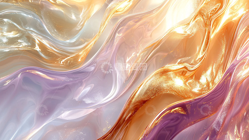 高清大图下载【趣麦麦图】流光溢彩的丝绸质感