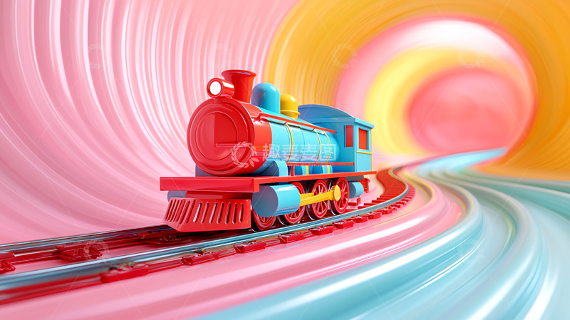 高清大图下载【趣麦麦图】卡通火车