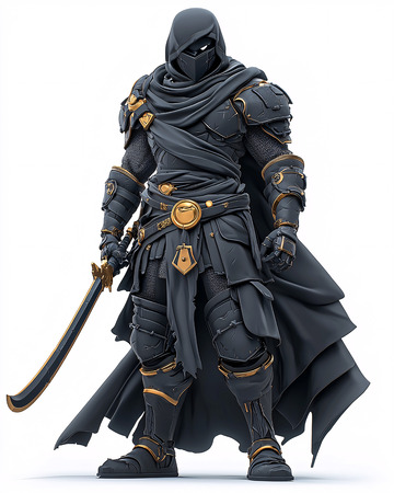 暗黑系盔甲武士