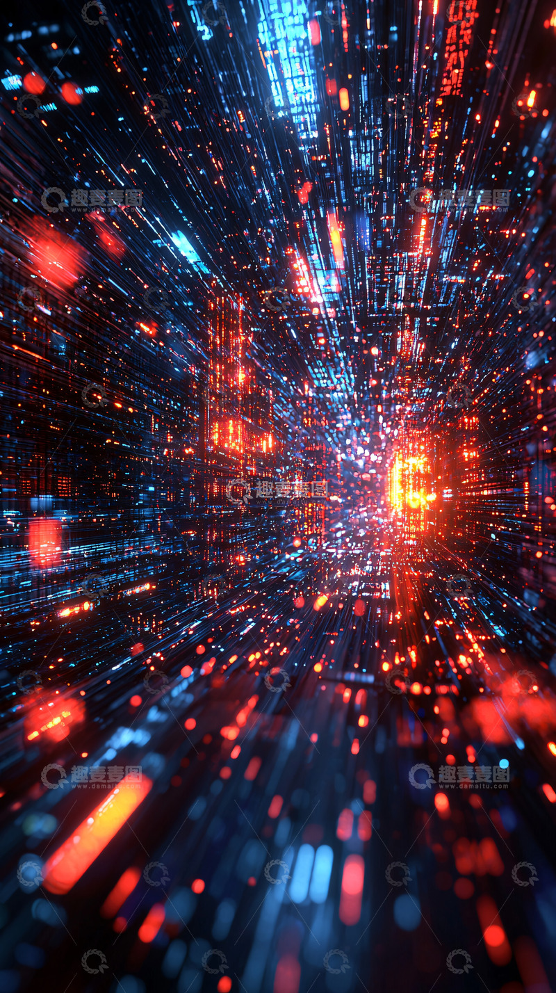 高清大图下载【趣麦麦图】科技感十足的数字空间
