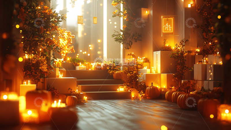 高清大图下载【趣麦麦图】南瓜灯