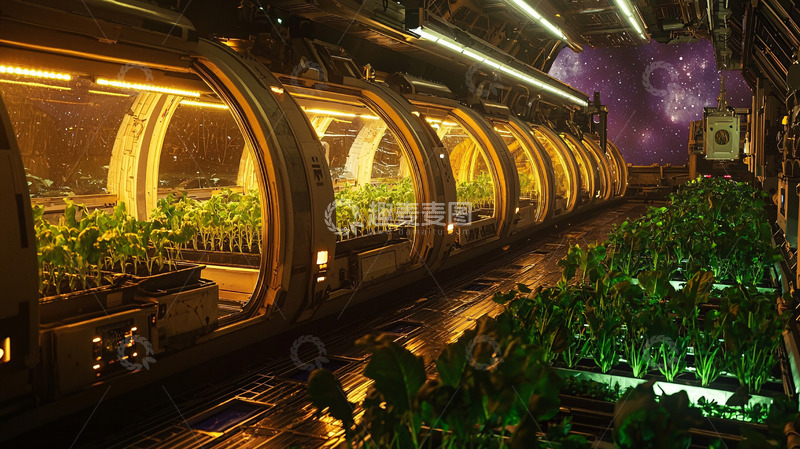 宇宙飞船植物种植舱