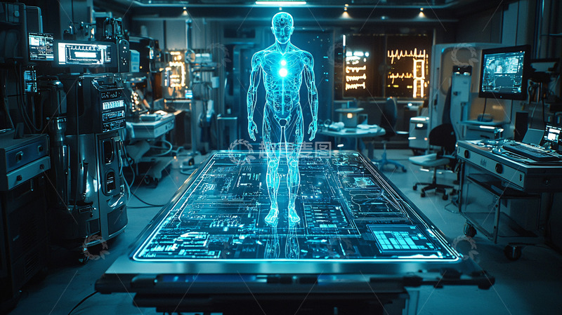 高清大图下载【趣麦麦图】未来科技实验室