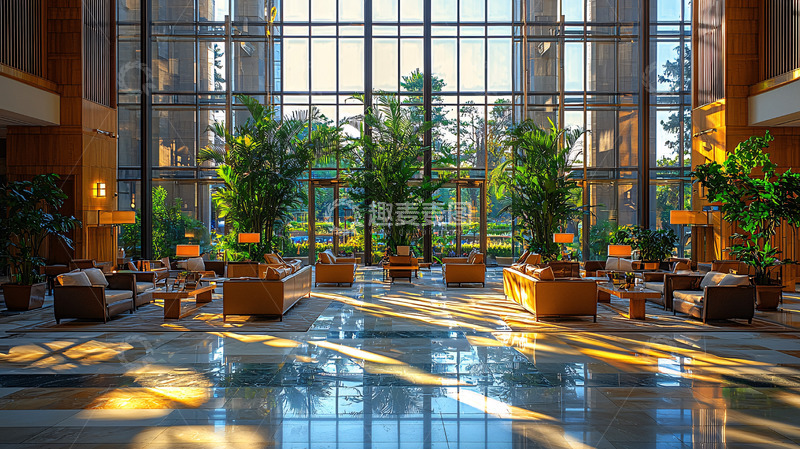 高清大图下载【趣麦麦图】明亮宽敞的室内空间