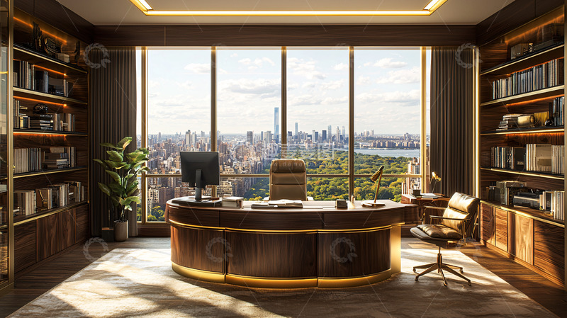 高清大图下载【趣麦麦图】豪华总裁办公室