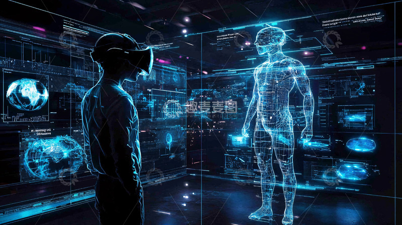 高清大图下载【趣麦麦图】虚拟现实技术